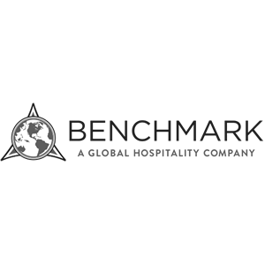 Logo for Benchmark, a Global Hospitality Company